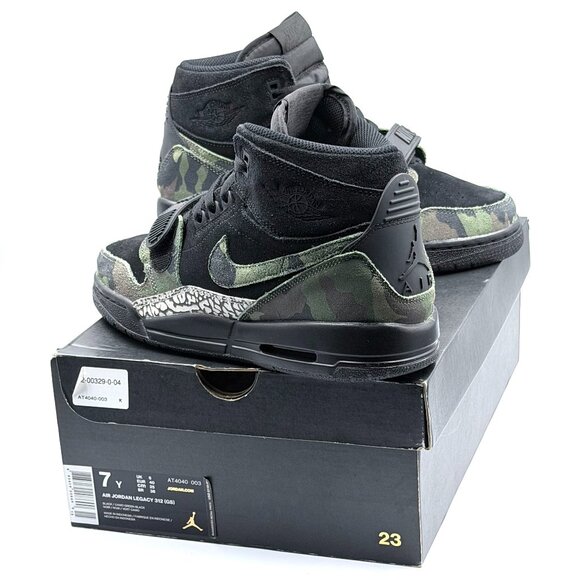 jordan legacy 312 black camo green
